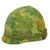 Original U.S. Vietnam M1 Helmet with USMC Camouflage Cover and 1969 Dated Liner Original Items