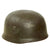 DRAFT Original German WWII Single Decal M-38 Luftwaffe Fallschirmjäger Paratrooper Helmet with Complete 61cm Liner and Chinstraps - ET71 Original Items