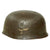 DRAFT Original German WWII Single Decal M-38 Luftwaffe Fallschirmjäger Paratrooper Helmet with Complete 61cm Liner and Chinstraps - ET71 Original Items