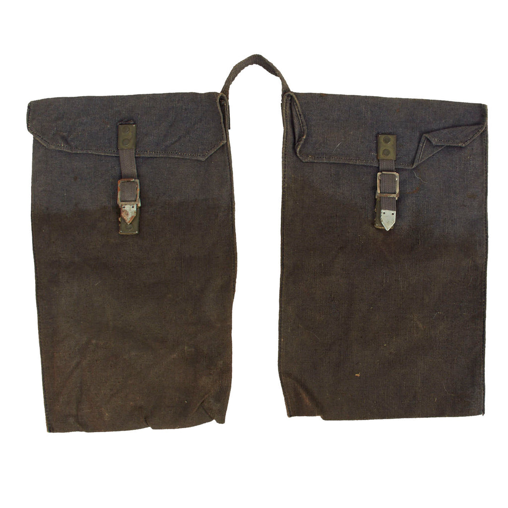 Original German WWII Luftwaffe Issued Grenade Bags by Ehrhardt u. Kirsten, Koffer and Dated 1942 Original Items