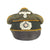 Original German WWII Service Used Heer Cavalry Officer Schirmmütze Visor Crush Cap by Peküro - Size 57 Original Items