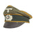 Original German WWII Service Used Heer Cavalry Officer Schirmmütze Visor Crush Cap by Peküro - Size 57 Original Items