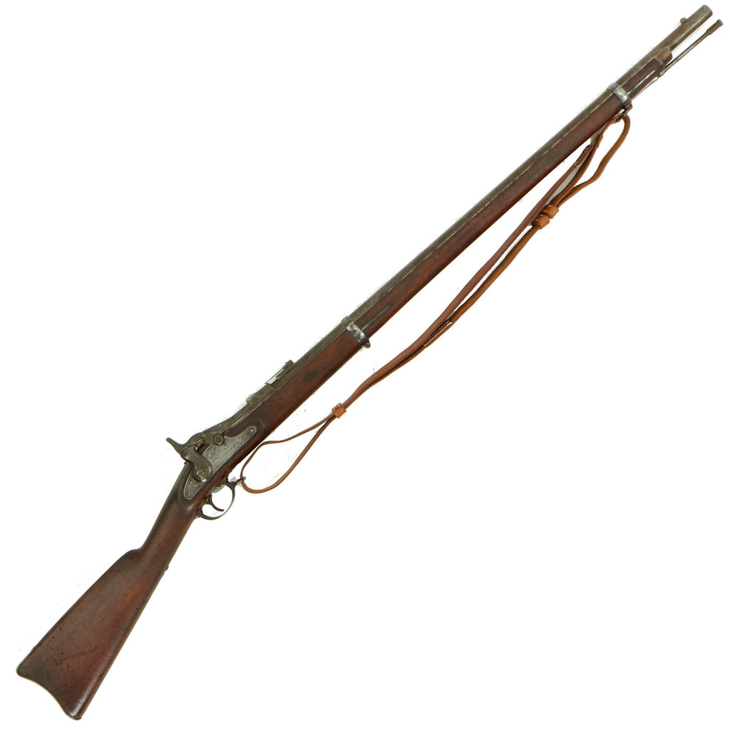 Original U.S. Civil War Springfield M-1863 Rifle Converted to M-1870 Trapdoor using ALLIN System with Replica Sling - dated 1863 Original Items