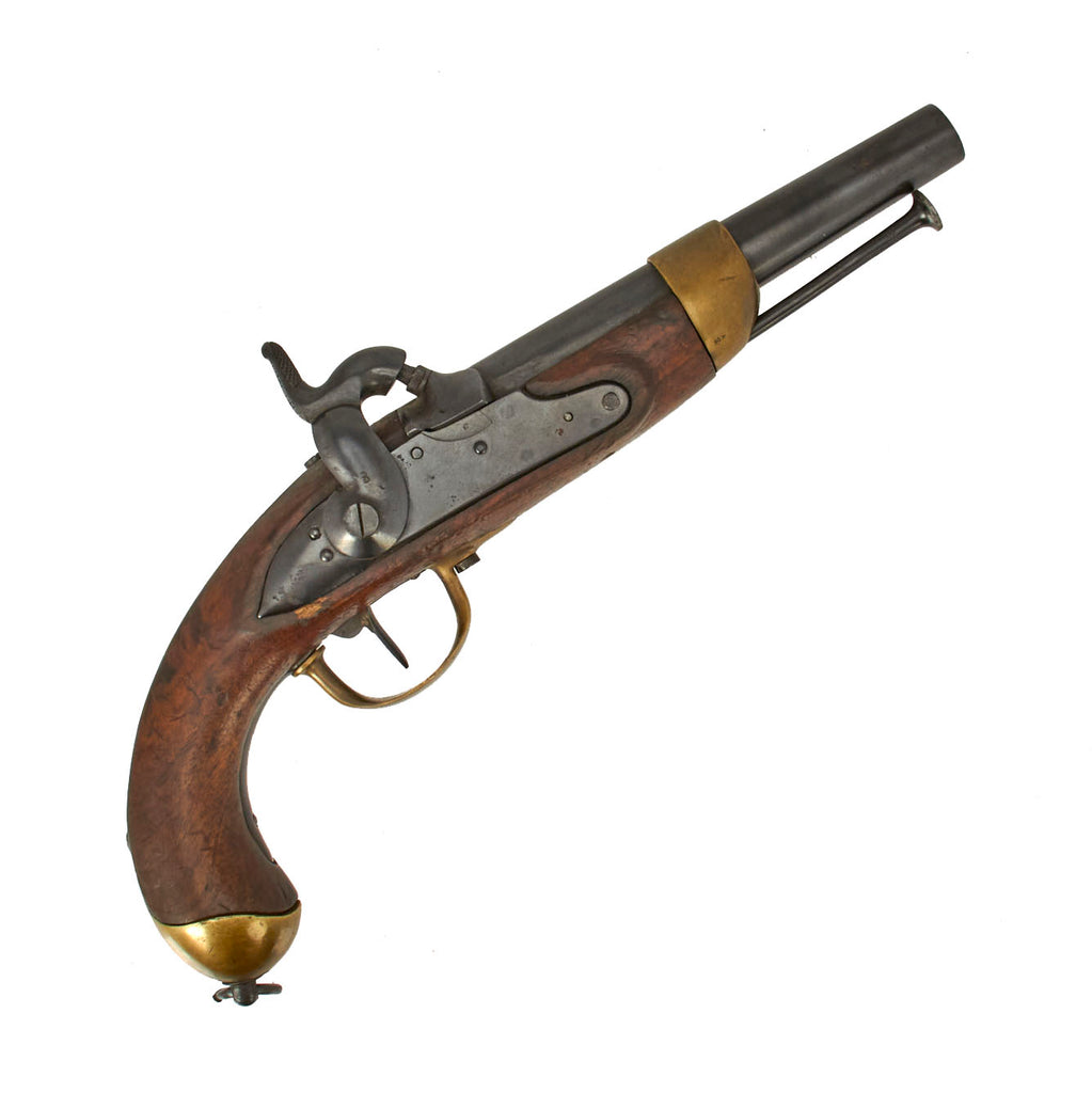 Original U.S. Civil War Era French Modèle 1822 Percussion Converted Pistol - dated 1837 Original Items