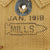 Original U.S. WWI Model 1912 Cavalry Ammunition Bandolier by MILLS dated 1918 - Unissued Condition Original Items