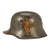 Original Imperial German WWI M16 Stahlhelm Camouflage Helmet with Liner - marked "Bell" L64 Original Items