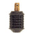 Original Japanese WWII Type 97 Inert Fragmentation Hand Grenade with Fuse - Dated 1941 Original Items