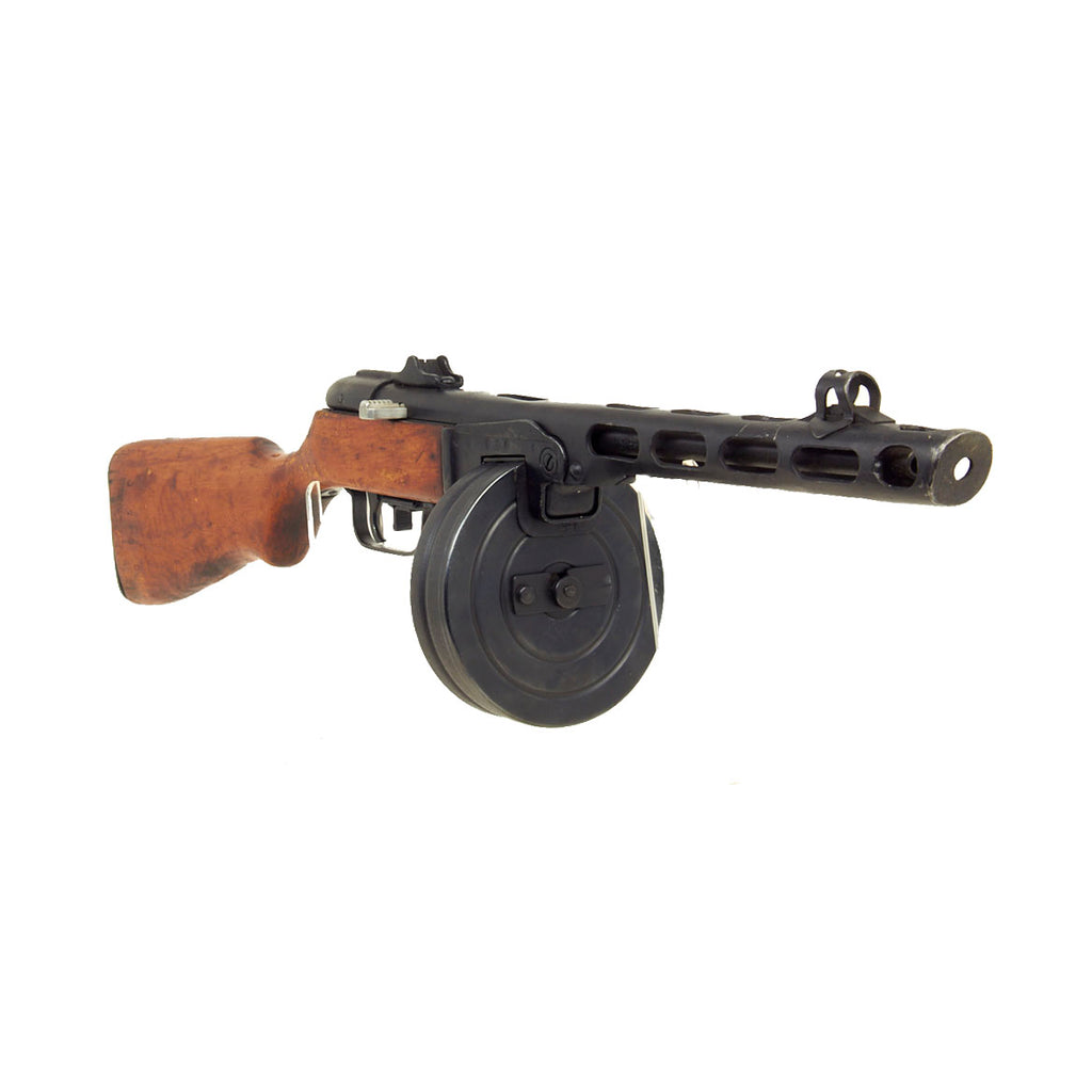 Original Soviet WWII Era PPSh-41 Display Machine Pistol Serial КГ 9189 with Drum Magazine Original Items