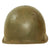 Original WWII U.S. Late War Produced M-1C Paratrooper Helmet With 82nd Airborne Markings and Korean War MSA Jump Liner and Chin Cup - Complete Original Items