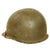 Original WWII U.S. Late War Produced M-1C Paratrooper Helmet With 82nd Airborne Markings and Korean War MSA Jump Liner and Chin Cup - Complete Original Items