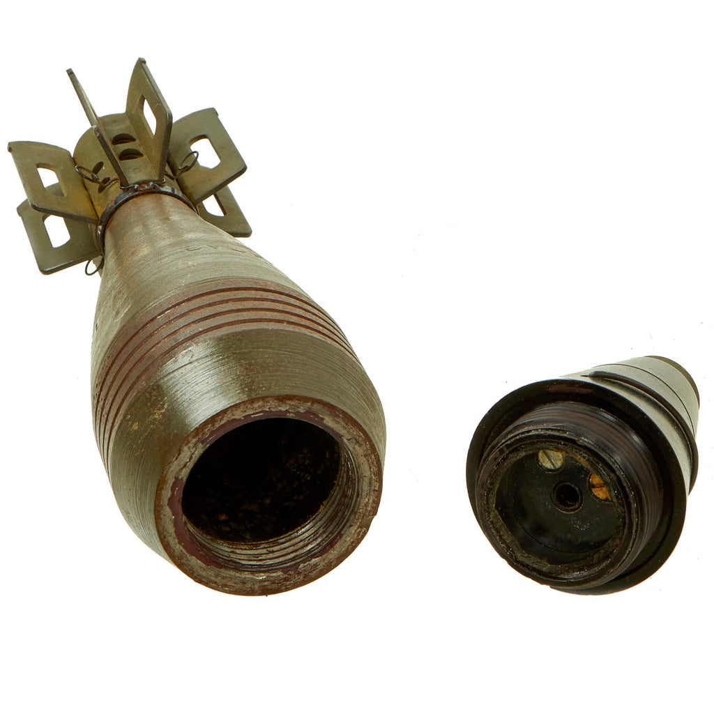 Original U.S. WWII 1944 Dated M49A2 60mm Deactivated Mortar Round with ...