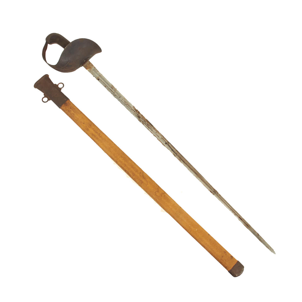 Original U.S. WWI Model 1913 Cavalry Saber Patton Sword by L.F. & C. with Scabbard - Dated 1918 Original Items
