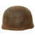 Original German WWII Battlefield Pick Up Relic M38 Luftwaffe Fallschirmjäger Paratrooper Helmet Shell - Size 68 Original Items