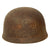 Original German WWII Battlefield Pick Up Relic M38 Luftwaffe Fallschirmjäger Paratrooper Helmet Shell - Size 68 Original Items