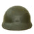 Original French WWII Model 1935 Tanker Armored Vehicle Helmet with R.F. Badge Original Items