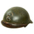 Original French WWII Model 1935 Tanker Armored Vehicle Helmet with R.F. Badge Original Items