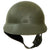 Original French WWII Model 1935 Tanker Armored Vehicle Helmet with R.F. Badge Original Items
