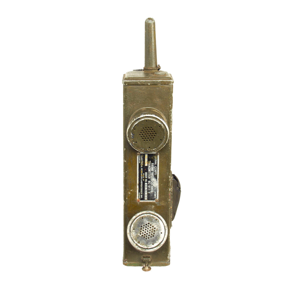Original U.S. WWII Handie Talkie SCR-536 Radio Transceiver BC-611-F Dated 1945 Original Items
