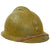 Original French WWII Complete Early M1926 Adrian Helmet with R.F. Infantry Badge - Olive Green Original Items