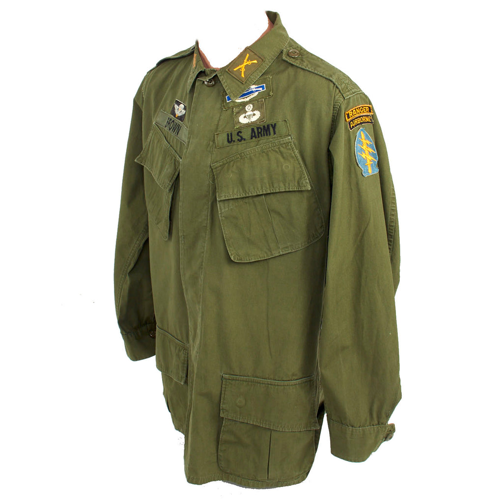 Original U.S. Vietnam War US Army Special Forces Airborne Ranger OG-10 ...