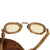 Original U.S. WWI Aero Squadron Leather Flying Helmet With French Flight Goggles - Marked For The 44th Aero Squadron Original Items