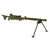 Original U.S. WWII Browning 1919A6 Display Machine Gun with Shoulder Stock, Bipod, Carry Handle, and Flash Hider Original Items