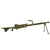 Original U.S. WWII Browning 1919A6 Display Machine Gun with Shoulder Stock, Bipod, Carry Handle, and Flash Hider Original Items
