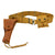 Original U.S. WWI M1916 Holster for 1911 .45 Automatic with M-1910 Pistol Belt, & WWI Magazine Pouch Original Items