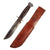 Original U.S. WWII RH PAL 36 MkII-Style Fighting Knife with Leather Belt Scabbard Original Items