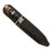 Original U.S. WWII Custom Fighting Knife with Micarta Handle in Leather Scabbard Original Items