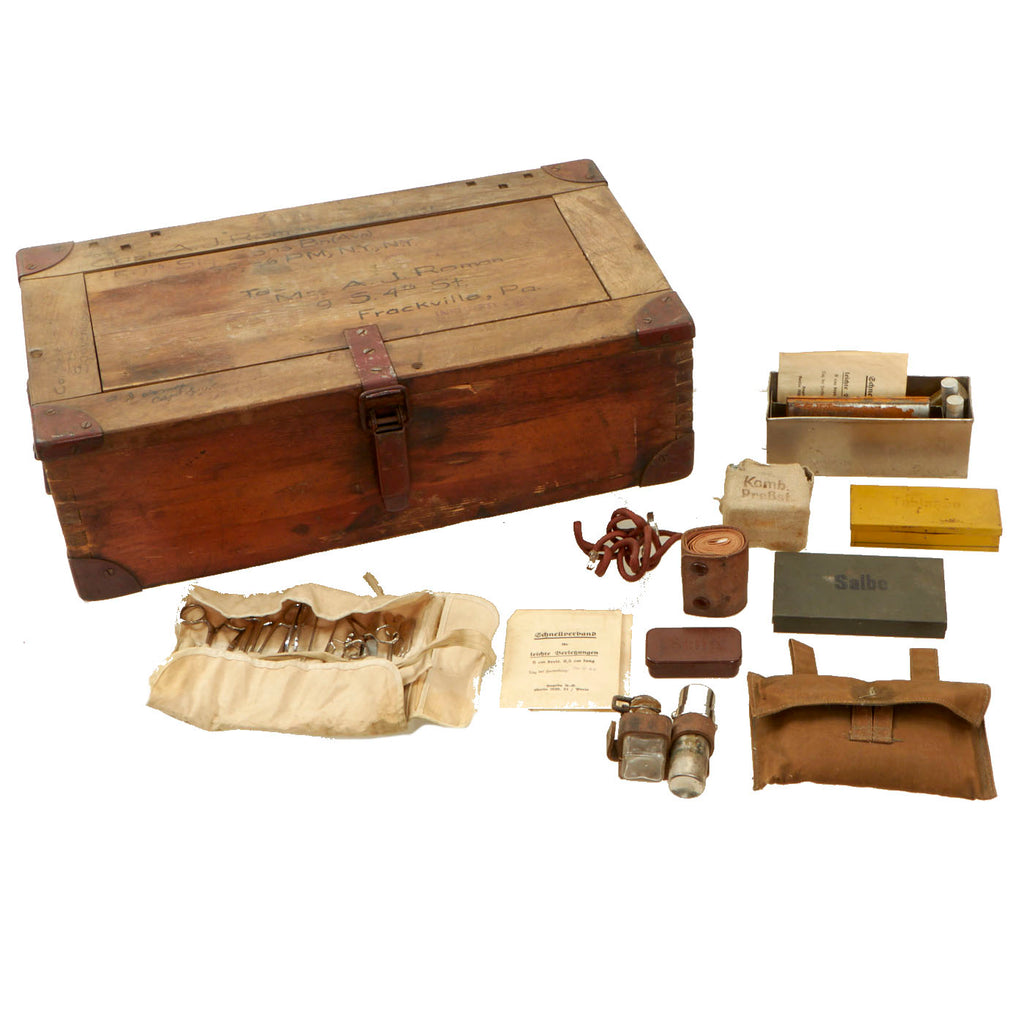 Original U.S. WWII USGI “Send Home” Chest With German Medical