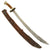 Original WWII Era Chinese Jian Sword with Leather Covered Scabbard - U.S. Veteran Bringback from CBI Theater Original Items