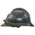 Original French WWI OFFICER’S M1915 Adrian Infantry Helmet with Soldat De La Grande Guerre 1914-1918 Brass Plate Original Items