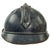 Original French WWI OFFICER’S M1915 Adrian Infantry Helmet with Soldat De La Grande Guerre 1914-1918 Brass Plate Original Items