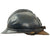 Original French WWI OFFICER’S M1915 Adrian Infantry Helmet with Soldat De La Grande Guerre 1914-1918 Brass Plate Original Items
