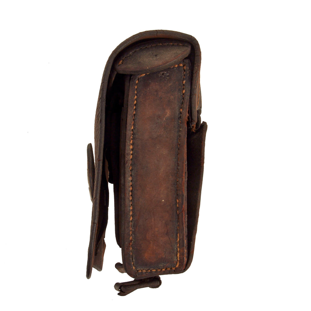 Original U.S. Civil War Model 1861 Cartridge Box with Original Tin Ins ...