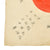 Original Japanese WWII Good Luck Flag dated 1944 with Temple Stamps - 26" x 29" Original Items