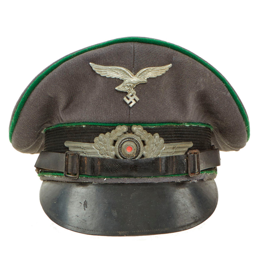 Copy of Original German WWII Luftwaffe Paratrooper &  Flight Crew Other Ranks Schirmmütze Visor Cap Original Items