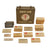 Original U.S. WWII Motor Vehicle 24-Unit Emergency First Aid Kit Original Items