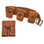 Original U.S. Pre WWI M1904 Garrison Belt with Eagle Snap Clip Pouches and Double 1911 Magazine Pouch Original Items