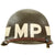 Original U.S. WWII MP Military Police M-1 Swivel Bale Helmet - 1944 Produced Shell Original Items