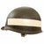 Original U.S. WWII MP Military Police M-1 Swivel Bale Helmet - 1944 Produced Shell Original Items