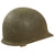 Original U.S. WWII Unit Marked 1943 M1 McCord Front Seam Fixed Bale Helmet With CAPAC Liner - First Sergeant, 17th Armored Engineer Battalion Original Items