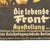 Original German WWII National-Socialist War Victims Care NSKOV Rigid Poster - 16 ¼” x 22 ¾” Original Items