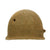 Original U.S. WWII Early 1942 Shot Through Front Seam Fixed Bale McCord M1 Helmet Shell Original Items