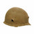 Original U.S. WWII Early 1942 Shot Through Front Seam Fixed Bale McCord M1 Helmet Shell Original Items