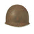 Original U.S. WWII Early War 1st Lt. Marked M1 McCord Front Seam Fixed Bale Helmet with MSA Liner Original Items