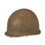 Original U.S. WWII Early War 1st Lt. Marked M1 McCord Front Seam Fixed Bale Helmet with MSA Liner Original Items