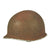 Original U.S. WWII Early War 1st Lt. Marked M1 McCord Front Seam Fixed Bale Helmet with MSA Liner Original Items