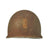 Original U.S. WWII Early War 1st Lt. Marked M1 McCord Front Seam Fixed Bale Helmet with MSA Liner Original Items